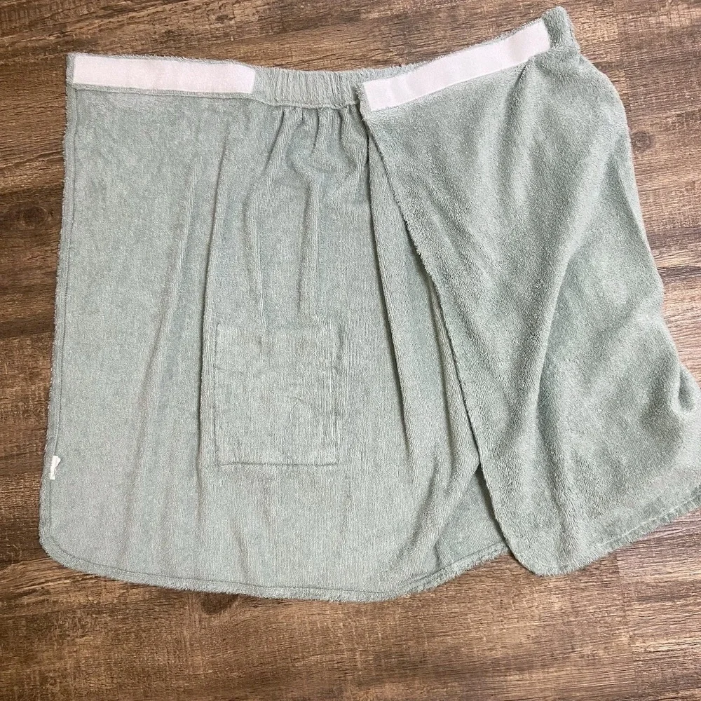 Spa Bath Wrap Sage Green Adjustable Towel Pool Beach One Size Minimalist Japandi